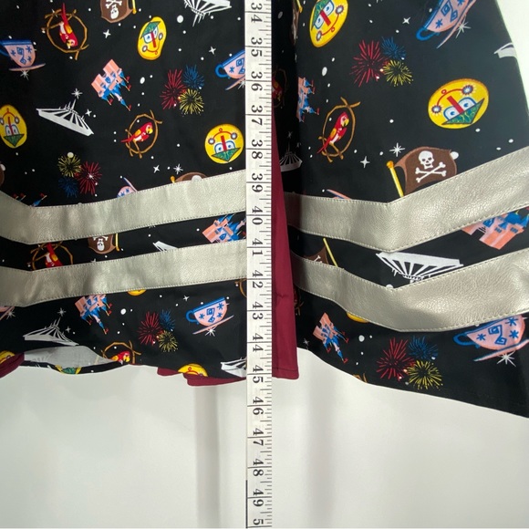 Disney Captain Marvel Retro Midi Dress Size 2X Park Rides Themed Rare NWOT - Picture 13 of 13